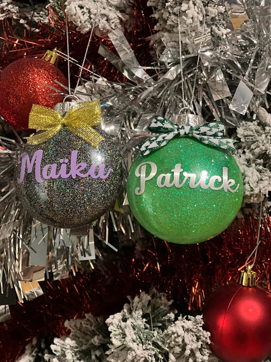 Boule de Noël personnalisé